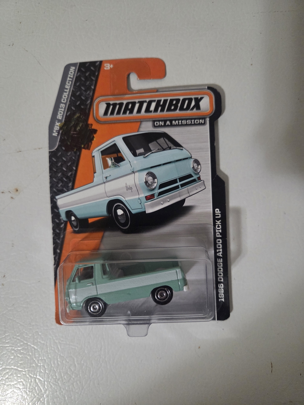 2013 Matchbox '66 DODGE A100 PICK UP LightGreen 11/120 NEW